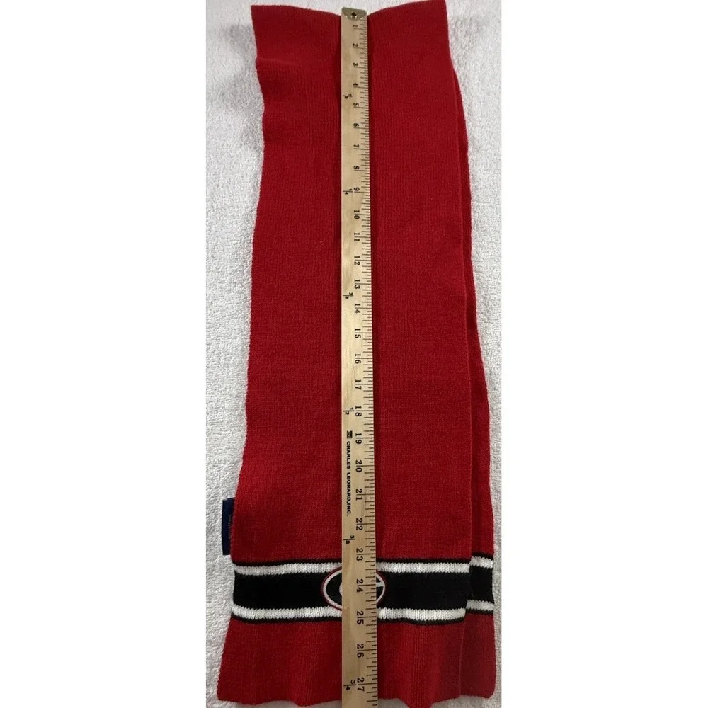 Georgia‎ Bulldogs Scarf NCAA - Basic Red- Small Logo ---Top Of The World